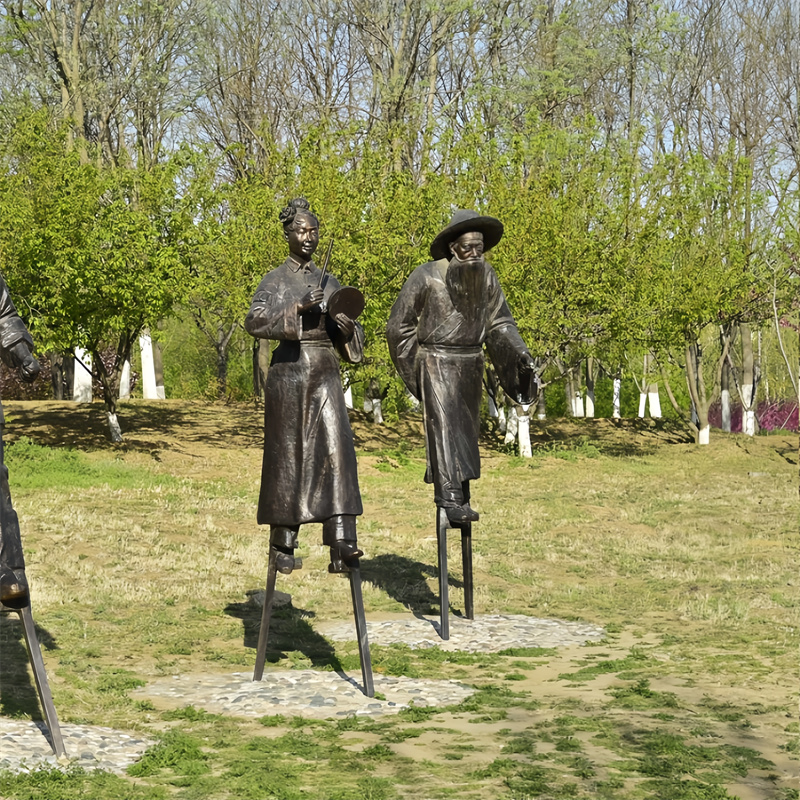 玻璃钢人物类雕塑定制